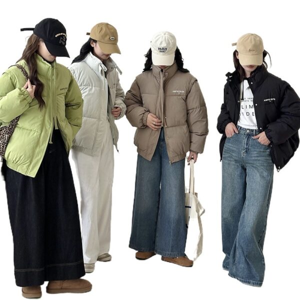 Men's And Women's Same Two-way Sleeve Detachable Vest Down Coat - Image 5