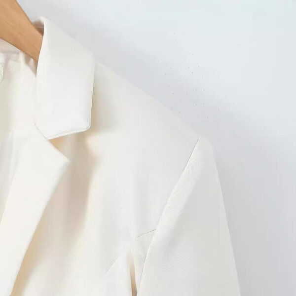 Women's European And American Style Temperament Pure Color Suit Jacket - Image 3