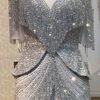 Mermaid Evening Dress Woman Queen Fashion Banquet - Image 6
