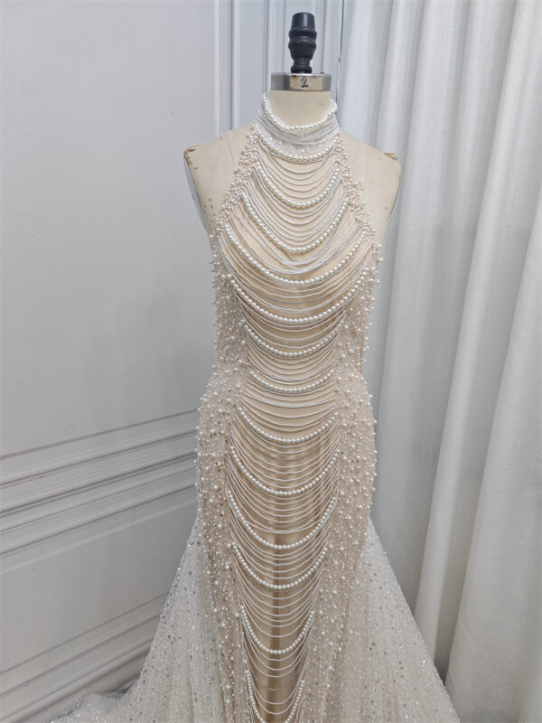 Fashionable High-waisted Fishtail Dress Ladies - Image 3