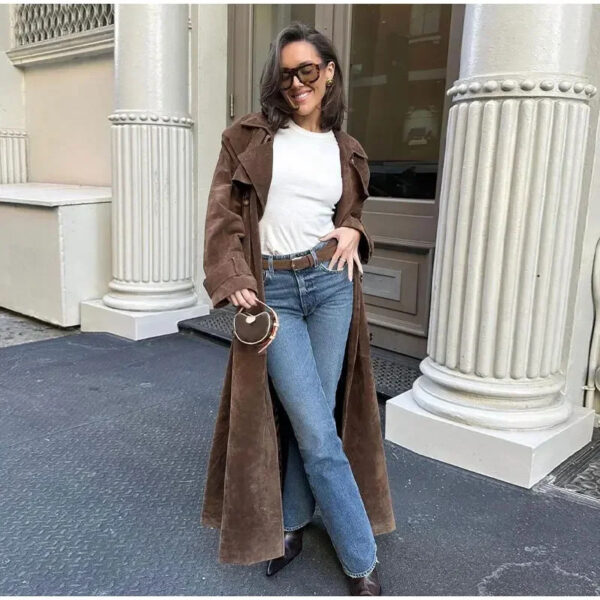 Fall Women's Clothing Women's Trench Coat Elegant - Image 6
