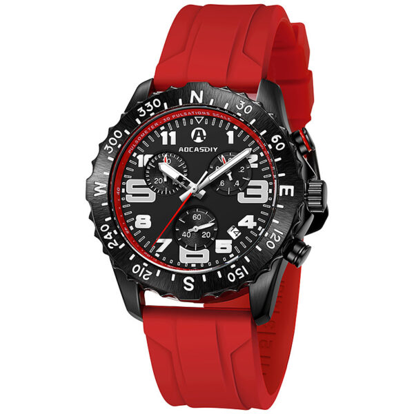 Fashionable Multifunctional Timing Waterproof Quartz Watch - Image 7