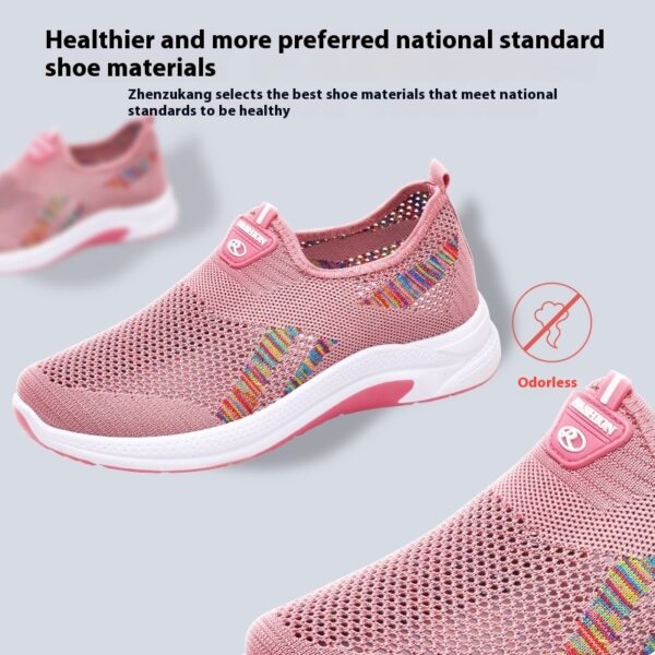 Women's Casual Breathable Fly Woven Mesh Cloth Shoes - Image 5