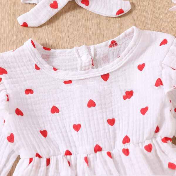 Baby Girl Valentine's Day Love Dress - Image 6