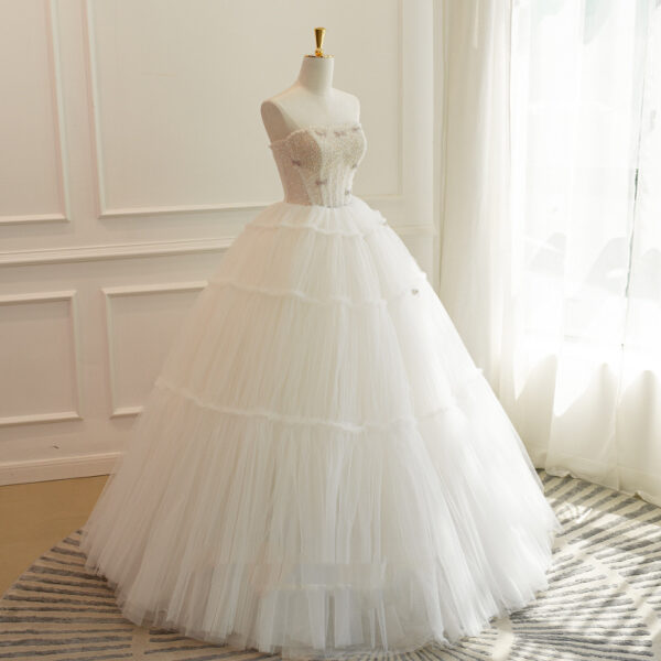 Fashion Bow Crystal Cake Skirt - Image 3