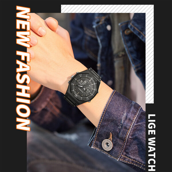 Sports Watch Male Student Fashion Large Dial Trend - Image 3