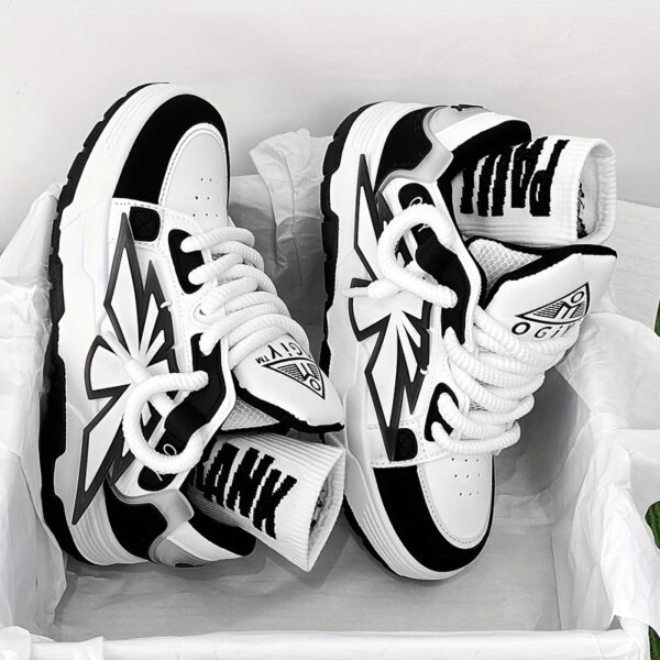 Niche Thick Bottom Trendy Men Harajuku European And American Increased By Clunky Sneakers - Image 4