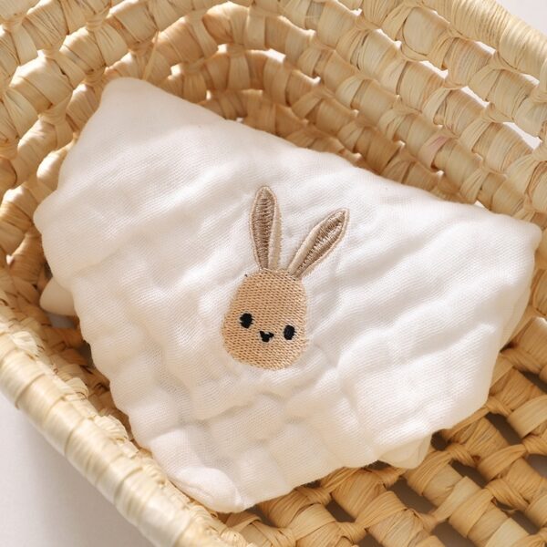 Baby Thin Cotton Class A Six-layer Gauze Small Square Saliva Towel - Image 7