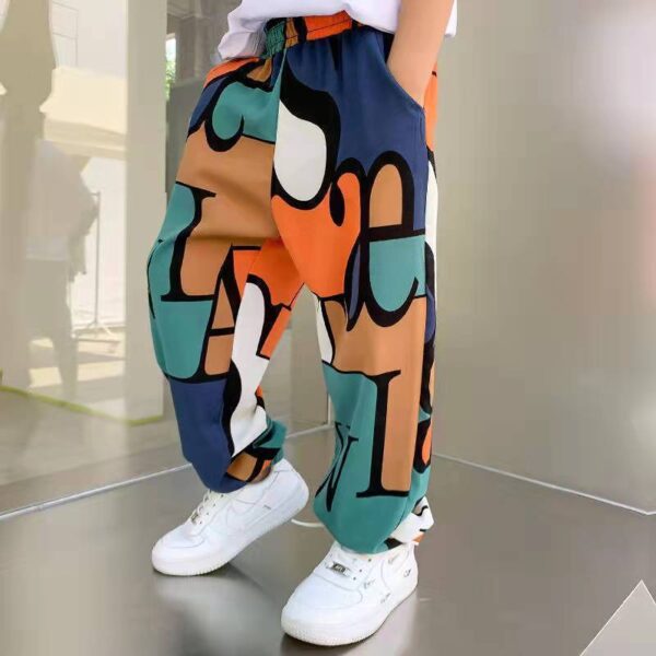 Boy's Anti-mosquito Pants Summer New And Thin Children's Clothing Breathable Fashion Brand Ice Silk Bloomers - Image 3