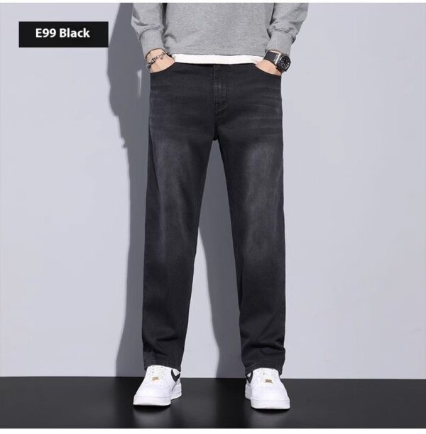 Jeans Loose Straight Casual Long Pants Men - Image 7