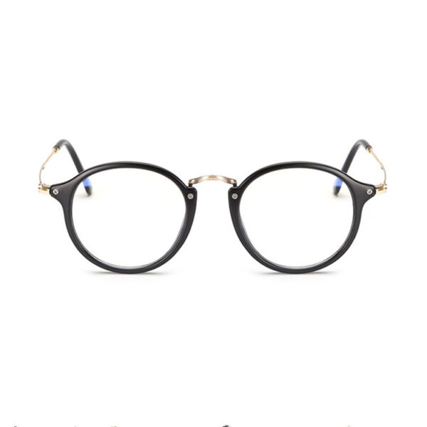 Retro Anti Blue Ray Computer Glasses Women Round Eye Glass Men Blue Light Blocking Fashion Eyewear Optical Frames - Image 2