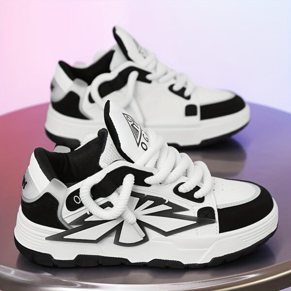 Niche Thick Bottom Trendy Men Harajuku European And American Increased By Clunky Sneakers - Image 8
