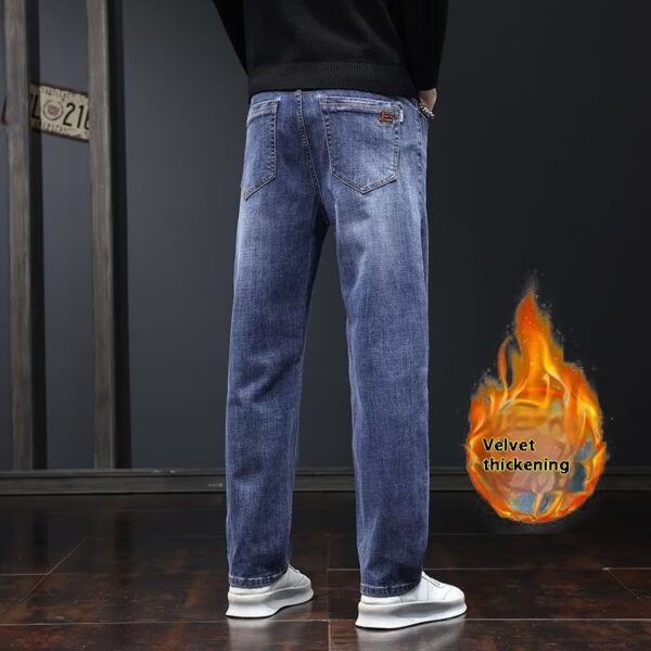 Jeans Loose Straight Casual Long Pants Men - Image 3