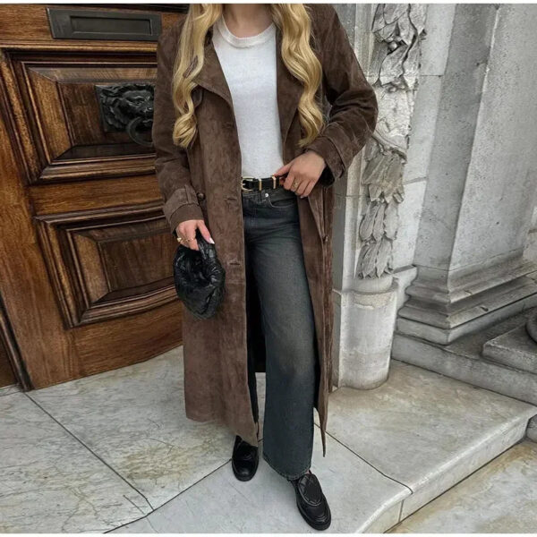 Fall Women's Clothing Women's Trench Coat Elegant - Image 5
