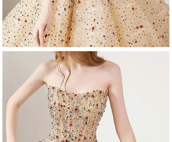 Costume Bride Wedding Dress Tube Top Dress - Image 9