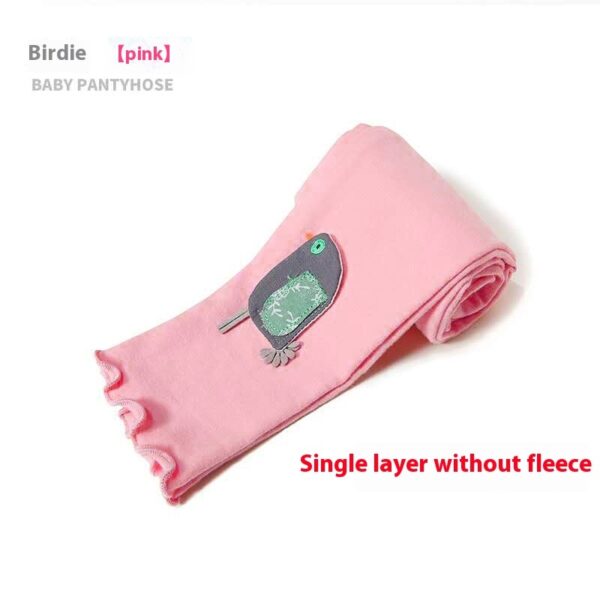 Sweet Cropped Ruffled Underwear Fleece Lined Padded Warm Keeping Slim-fit Trousers - Image 10