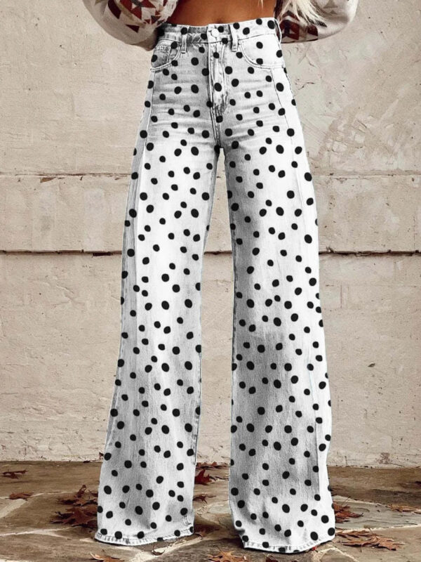 European And American Plus Size Women's Denim Casual Pants - Image 4