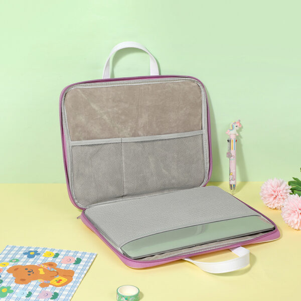 Women's Cartoon Printed Portable Laptop Bag - Image 4