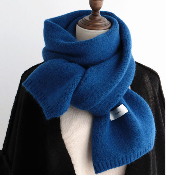 Solid Color Scarf Women's Autumn And Winter Warm - Image 4