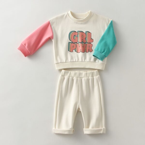 Baby Girl Jumpsuit Sweater Clothes - Image 2