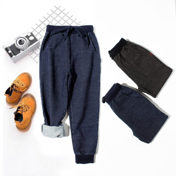 Boys' Trousers Girls' Knitted Children's Pants Casual Children's Jeans - Image 7