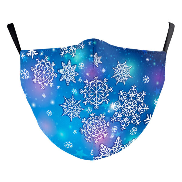 Christmas Snowflake Digital Printing Double-layer Dust Mask - Image 2
