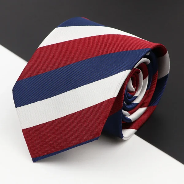 New Men's Classic Luxury Tie 8cm Striped Paisley Plaid All-Match Jacquard Necktie For Business Wedding Prom Daily Wear Accessory - Image 2