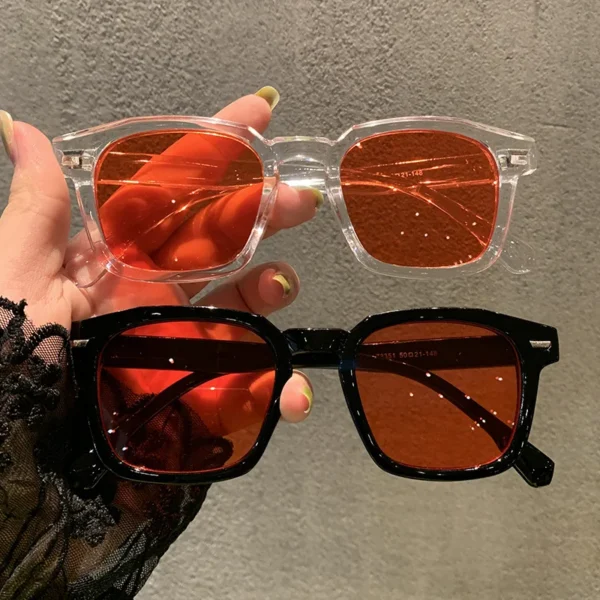 2020 RMM brand high-quality new polygon meter nail square sunglasses Fashion men hip hop glasses retro sunglasses women - Image 2