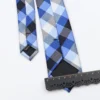 Fashion 6cm Narrow Polyester Necktie For Men Business Meeting Formal Jacquard Striped Plaid Skinny Tie Daily Wear Cravat Gift - Image 3
