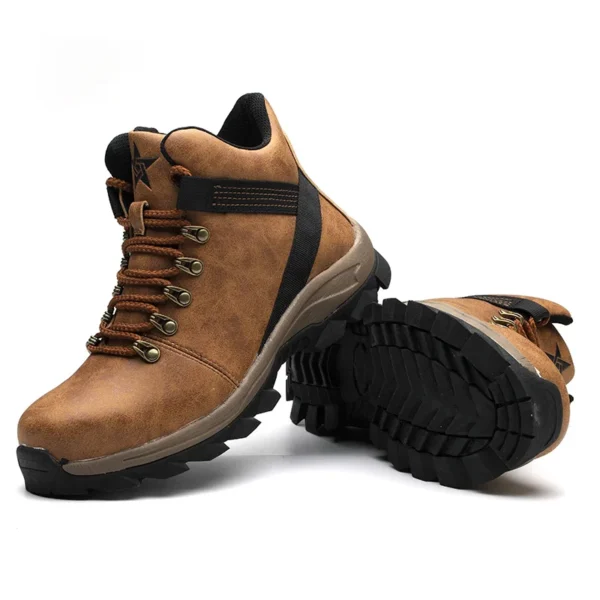 Steel Toe Work Boots Indestructible Safety Shoes Men Steel Cap Puncture-Proof Sneakers Male Footwear Construction Work Shoes - Image 5