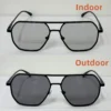 Luxury Metal Photochromic Sunglasses Men Women Fashion Polarized Sun Glasses Stylish Chameleon Anti-glare Driving Shades UV400 - Image 5
