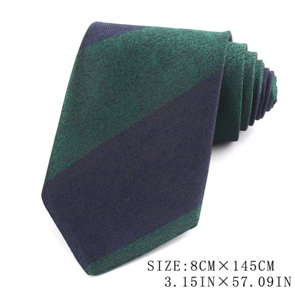Men Green Ties Suits Men's Neck Tie For Wedding Necktie For Groomsmen Fashion Army Green Ties For Men Women Good Gifts Gravatas - Image 3