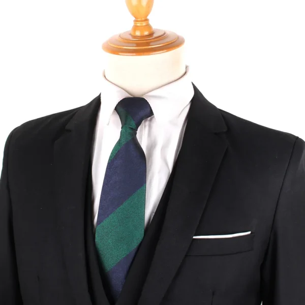 Men Green Ties Suits Men's Neck Tie For Wedding Necktie For Groomsmen Fashion Army Green Ties For Men Women Good Gifts Gravatas - Image 2