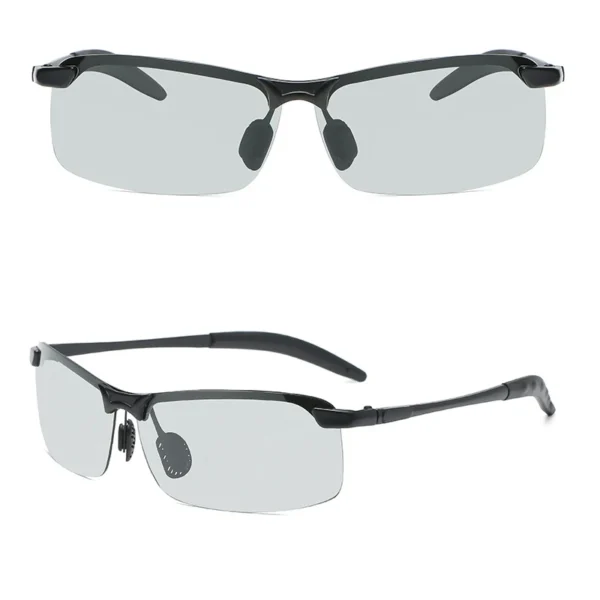 Classic Mens Polarized Sunglasses Photochromic Driving Male Change Color Gradient Sun Glasses Day Night Vision Driver's Eyewear - Image 6