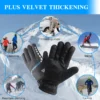 Winter Cycling Gloves Men Outdoor Waterproof Skiing Riding Hiking Motorcycle Warm Mitten Gloves Unisex Thermal Sport Gloves - Image 6
