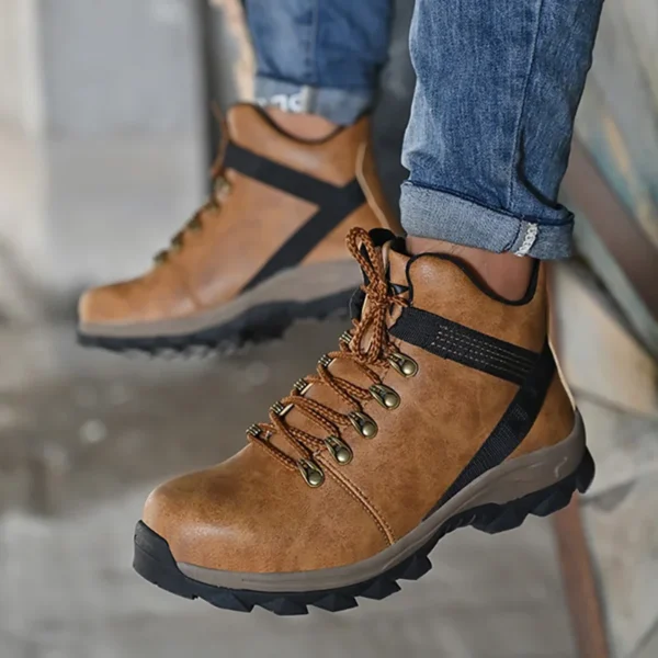 Steel Toe Work Boots Indestructible Safety Shoes Men Steel Cap Puncture-Proof Sneakers Male Footwear Construction Work Shoes - Image 2