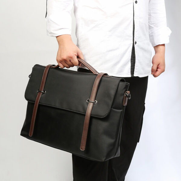 Men's Portable Casual Canvas Shoulder Bag - Image 5
