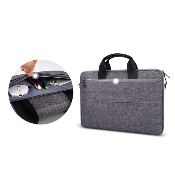 Portable Laptop Suitable Briefcase Shoulder Bag - Image 2