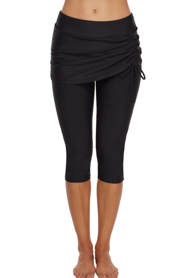 Ladies Swimming Trunks Conservative High Waist - Image 3