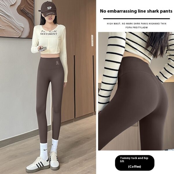 No Embarrassment Line Shark Skinny Yoga Pants - Image 7