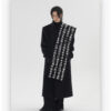Original Chinese Style Imitation Dehaired Angora Winter Warm Black And White Lovers Scarf - Image 5