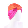 Contrast Color Knotted Head Wash Makeup Double-layer Silk-like Sleeping Hat - Image 8