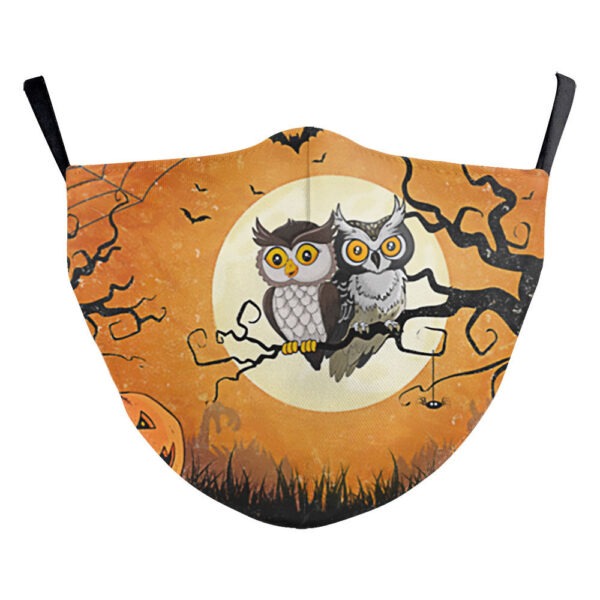 Halloween Skull Funny Digital Printing Double-layer Dust Mask - Image 4