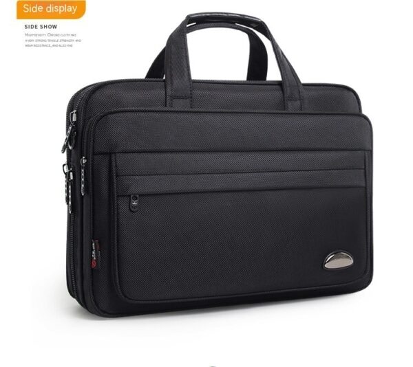 Men's Waterproof Oxford Large Capacity Briefcase - Image 2