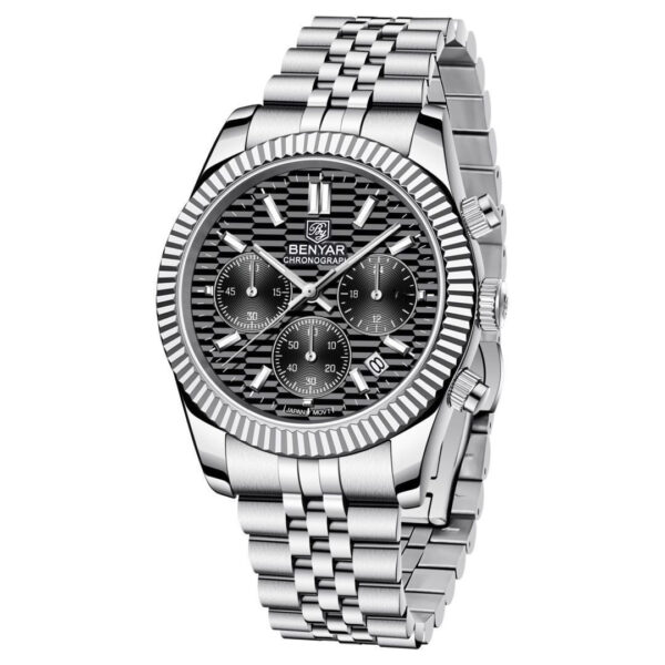 Stainless Steel Calendar Luminous Sports Fashion Men's Quartz Watch - Image 9