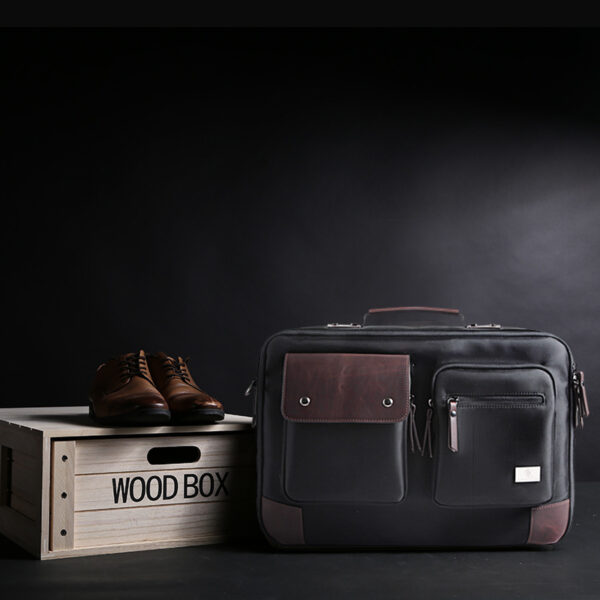 Laptop Bag Portable Shoulder Liner Briefcase - Image 5