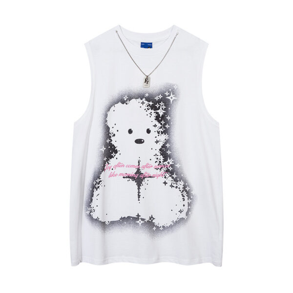 Bear Tank Top Sleeveless T-shirt Men - Image 2