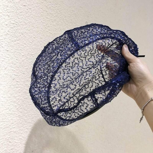 Mesh Hat Cover Gray Hair Lace Pile Heap Cap Thin Spring Women's Big Head Circumference - Image 10