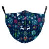 Christmas Green Fur Printed Protective Mask - Image 10