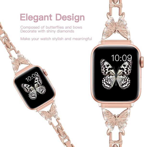 Watch Band Diamond Small Butterfly - Image 10